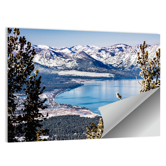 Lake Tahoe Sierra Vista Wall Art as a poster print