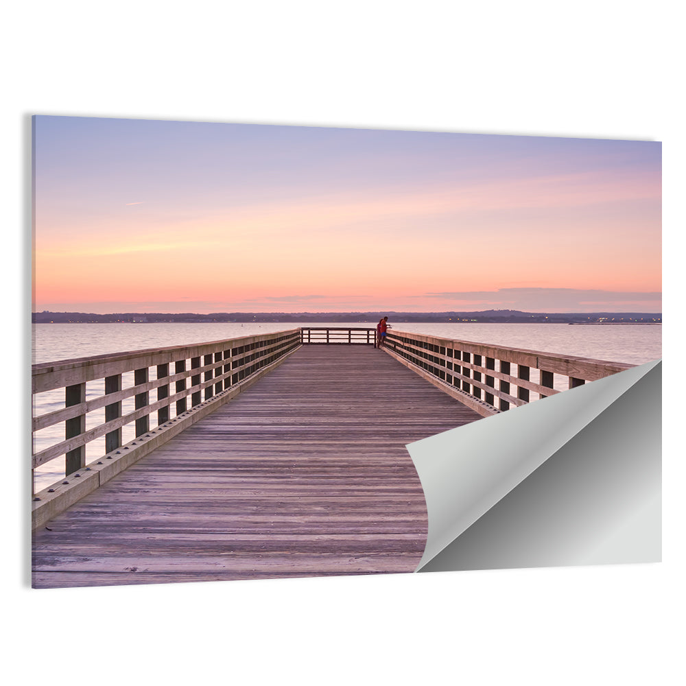 New Haven Wooden Pier Wall Art