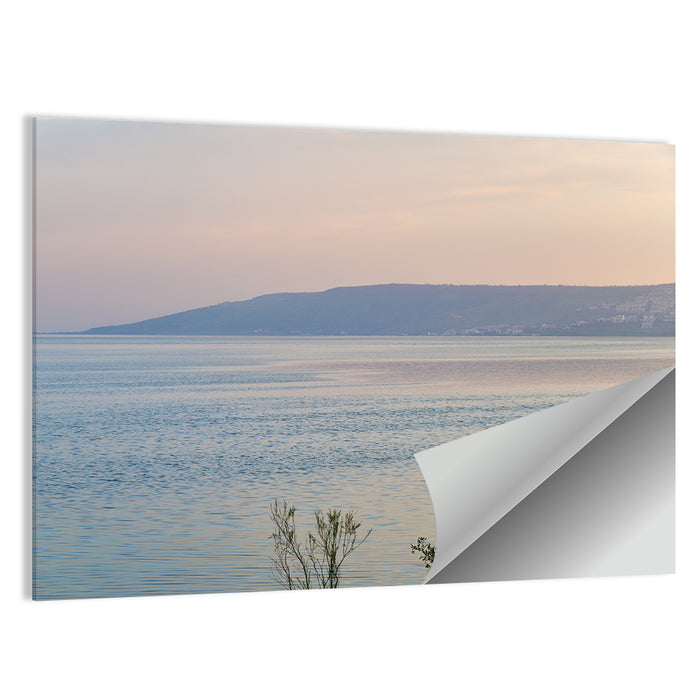Sea of Galilee at Dusk Wall Art as a poster print