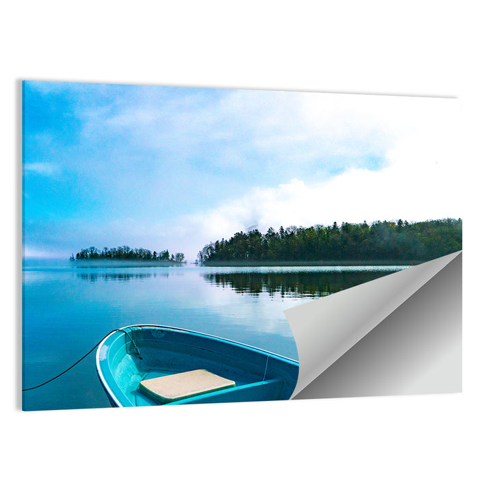 Misty Morning on Lake Akan Wall Art as a poster print