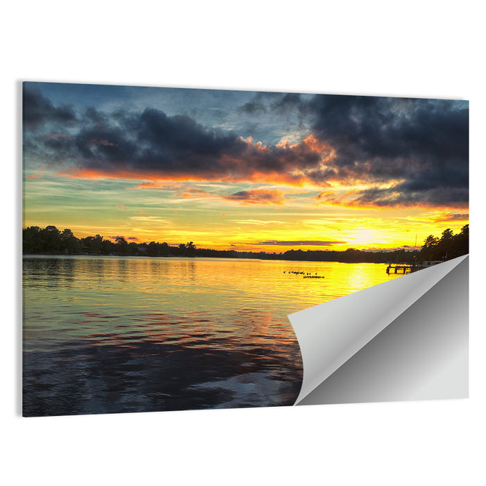 Lake Marion Sunset Wall Art as a poster print
