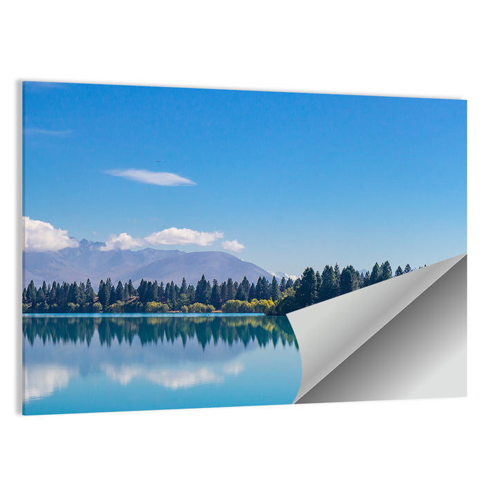 Lake Ruataniwha Reflection Wall Art as a poster print