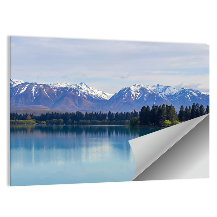 Lake Ruataniwha Reflection Wall Art as a poster print