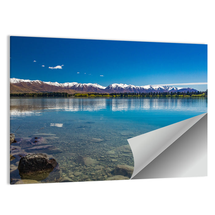Lake Ruataniwha Reflection Wall Art as a poster print