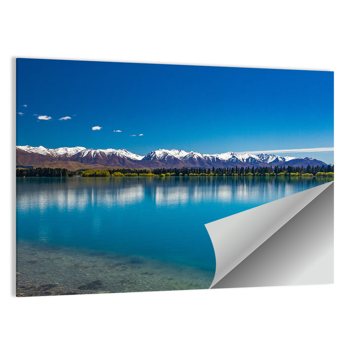 Lake Ruataniwha Reflection Wall Art as a poster print