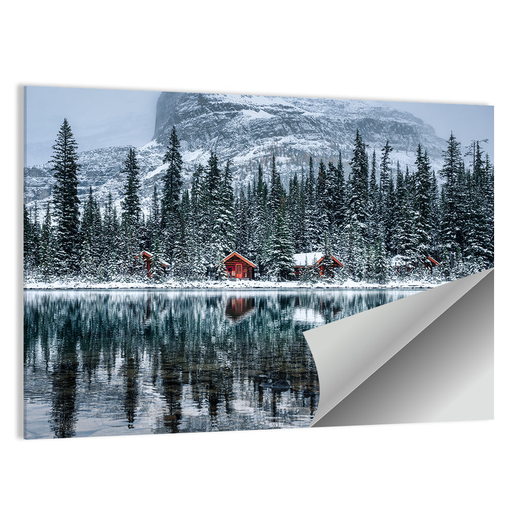 Lake O Hara Winter Wall Art