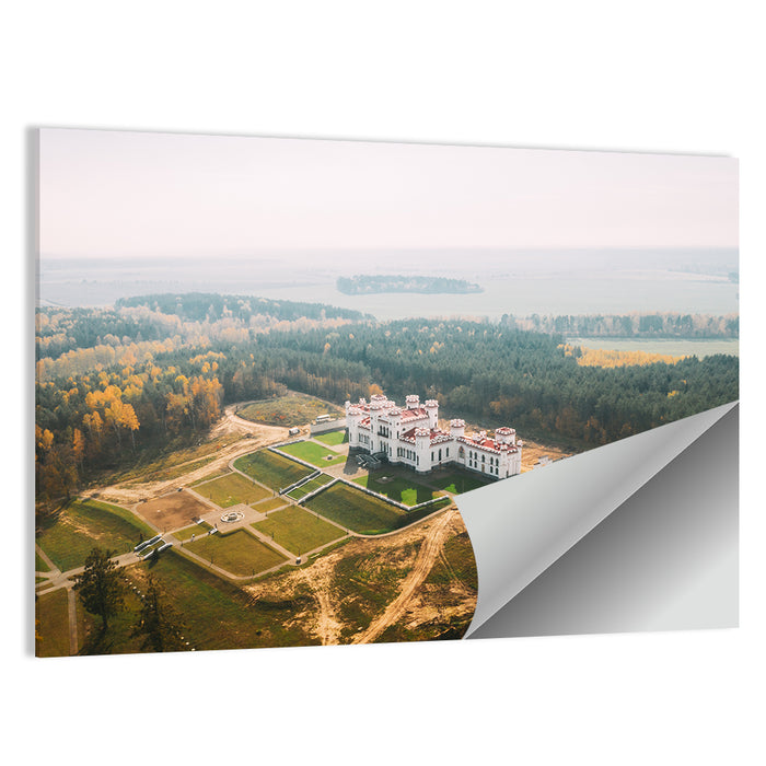 Kosava Castle Aerial View Wall Art as a poster print