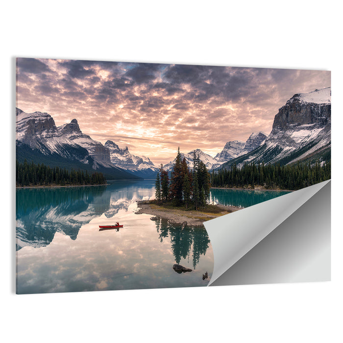 Spirit Island, Maligne Lake Wall Art as a poster print