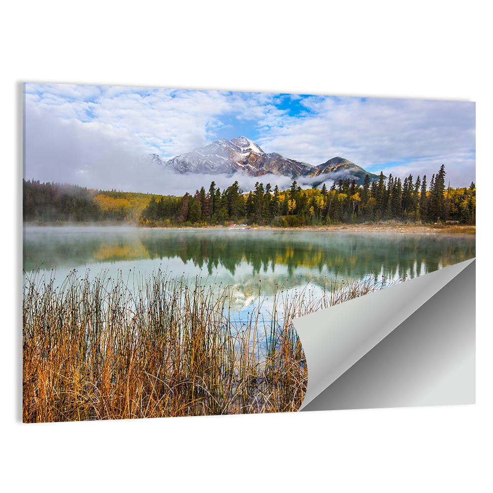 Pyramid Mountain from Patricia Lake Wall Art