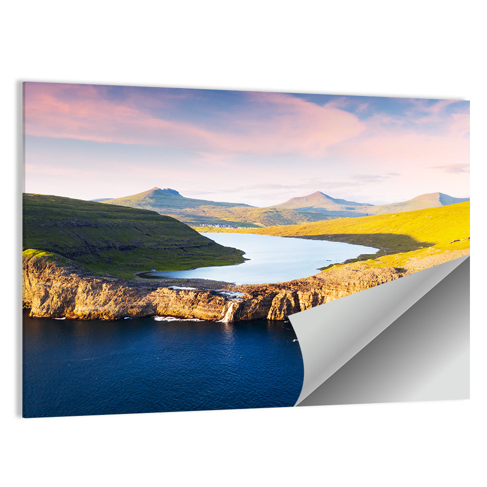 Vagar Island Cliffs Wall Art