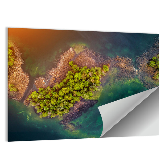 Lithuanian Island at Golden Hour Wall Art as a poster print