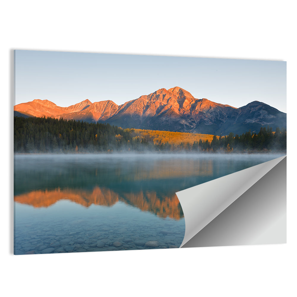 Patricia Lake and Mount Pyramid Wall Art