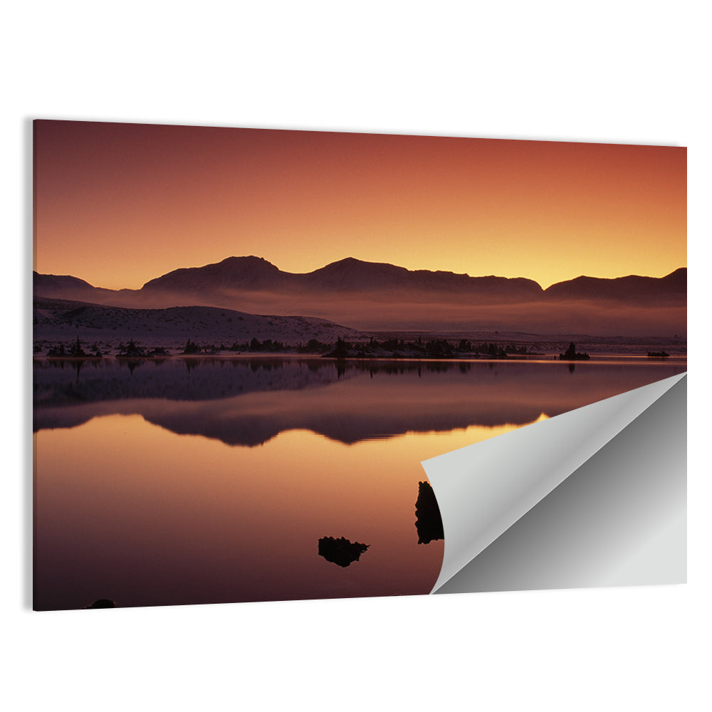 Mono Lake at Twilight Wall Art