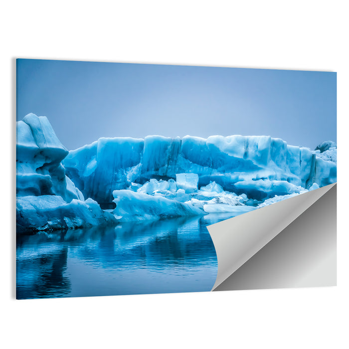 Icebergs in Jokulsarlon Wall Art as a poster print