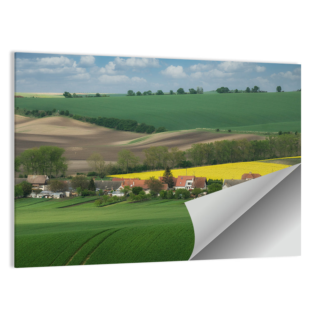 Gentle Moravian Hills Wall Art