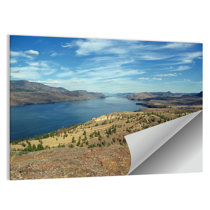 Kamloops Lake View Wall Art as a poster print