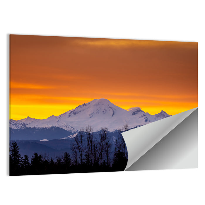 Sunrise Over Mount Baker Wall Art as a poster print