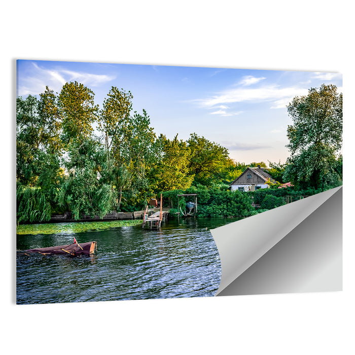 Konka River Golden Hour Wall Art as a poster print