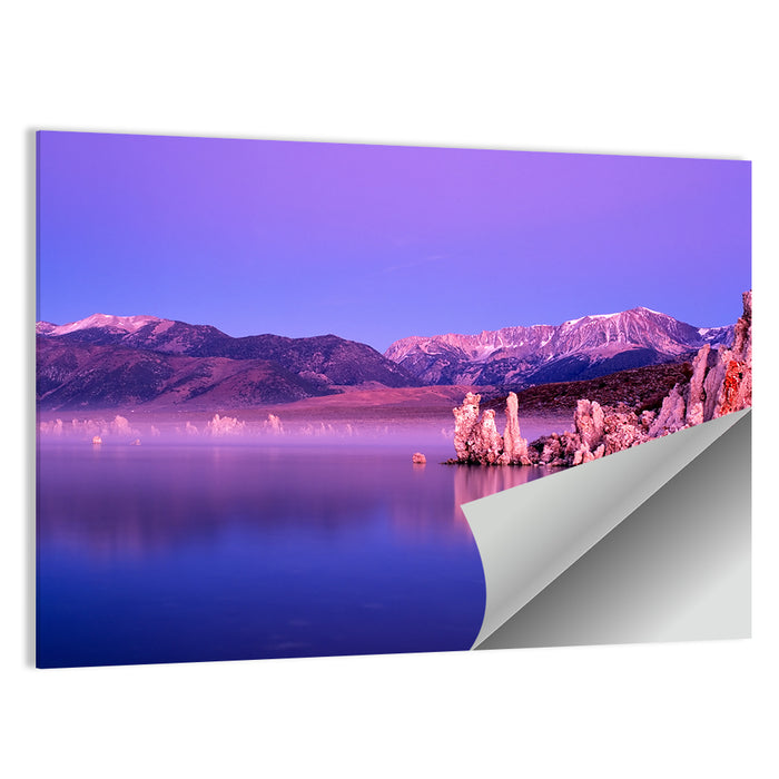 Mountains from Mono Lake Wall Art as a poster print
