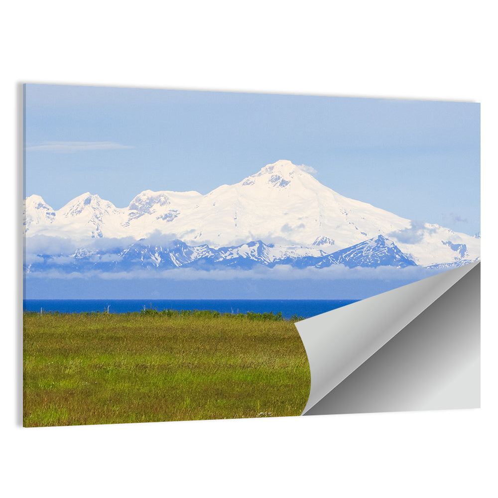 Mount Iliamna Volcano Wall Art