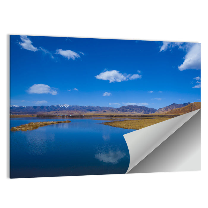 Clear Blue Lake China Wall Art as a poster print