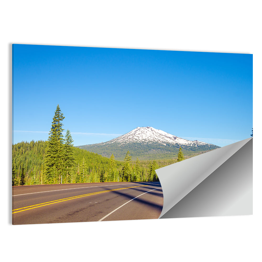 Mount Bachelor From Highway Wall Art
