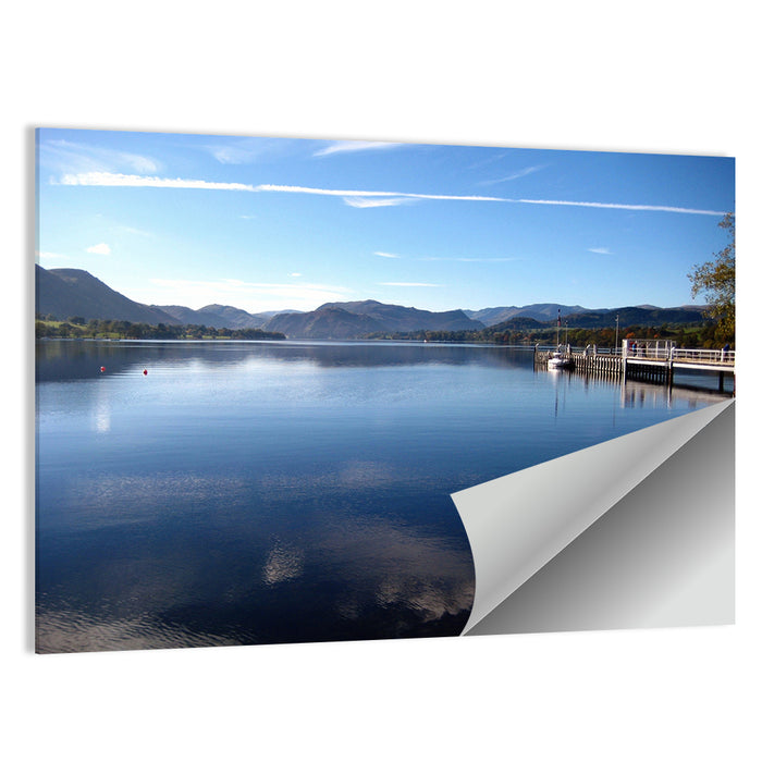 Lake Ullswater Pier Wall Art as a poster print