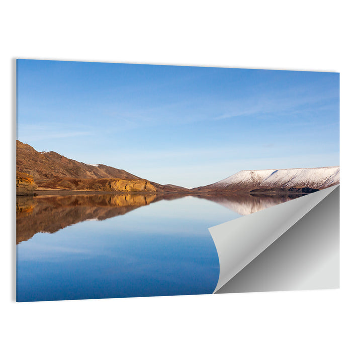 Lake Kleifarvatn Reflection Wall Art as a poster print