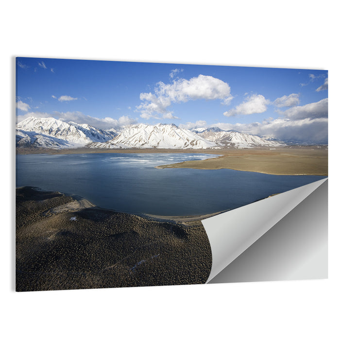 Lake Crowley Aerial View Wall Art as a poster print