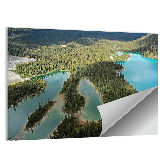 Mary and O Hara Lakes Wall Art as a poster print
