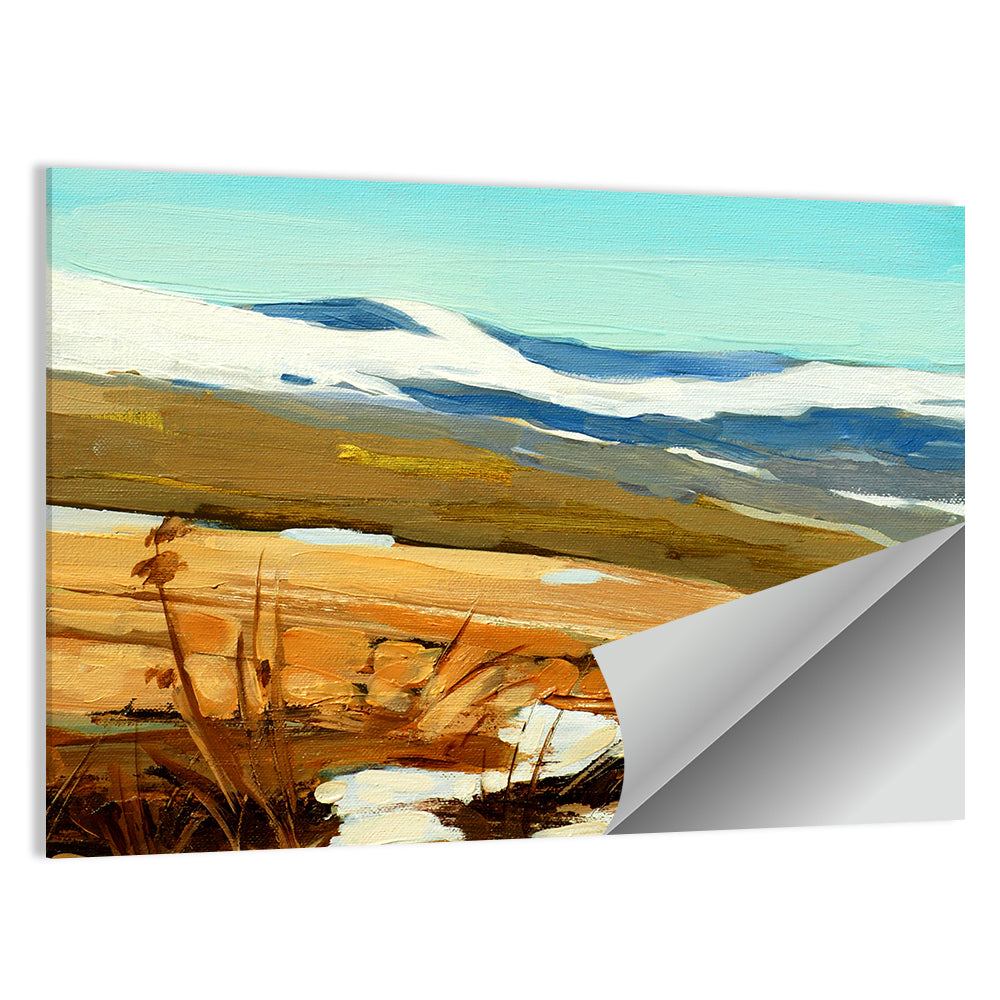 Spanish Mountains Abstract Wall Art