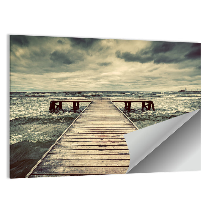 Old Wooden Jetty Wall Art as a poster print