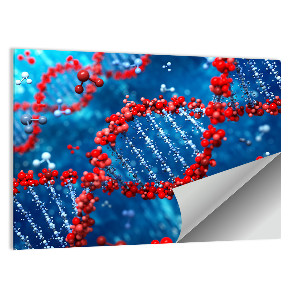 DNA Abstract Wall Art