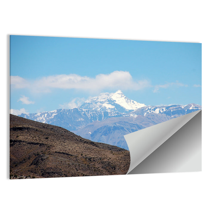 Snow-capped Mount Aconcagua Wall Art as a poster print