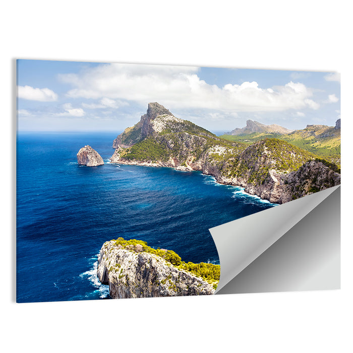 Cap De Formentor Cliffs Wall Art as a poster print