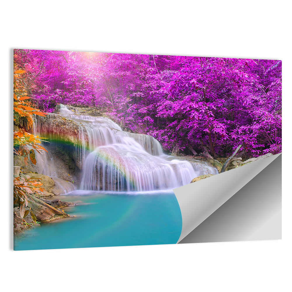 Deep Forest Waterfall Wall Art