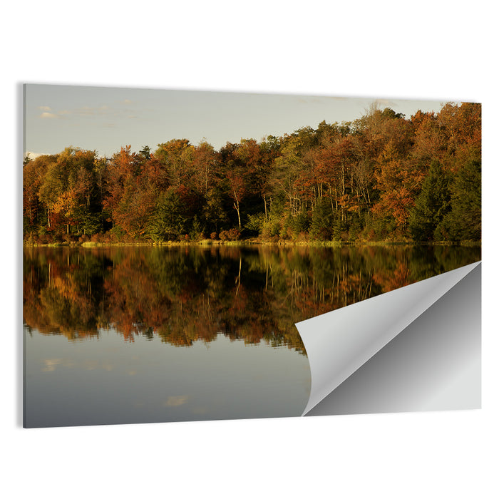 Lake Jean Reflection Wall Art as a poster print