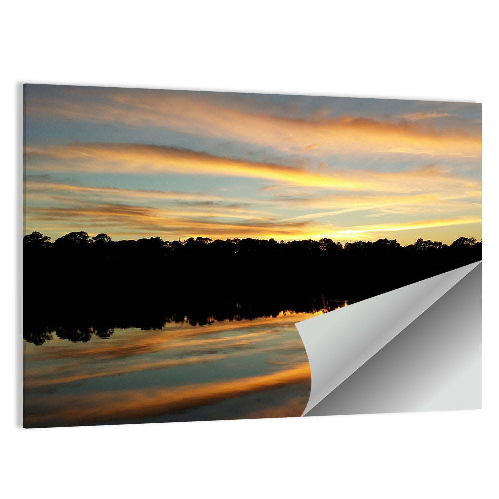 Lake Charles Sunset Wall Art