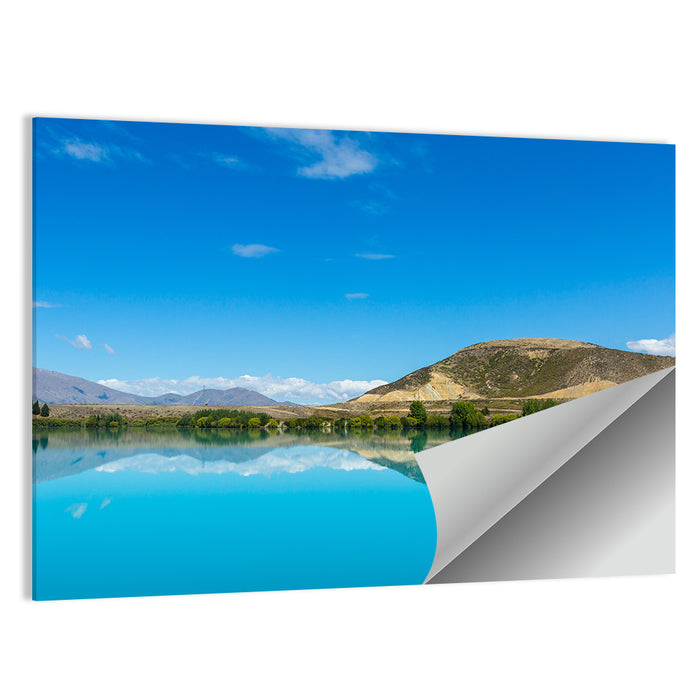 Lake Ruataniwha Wall Art as a poster print