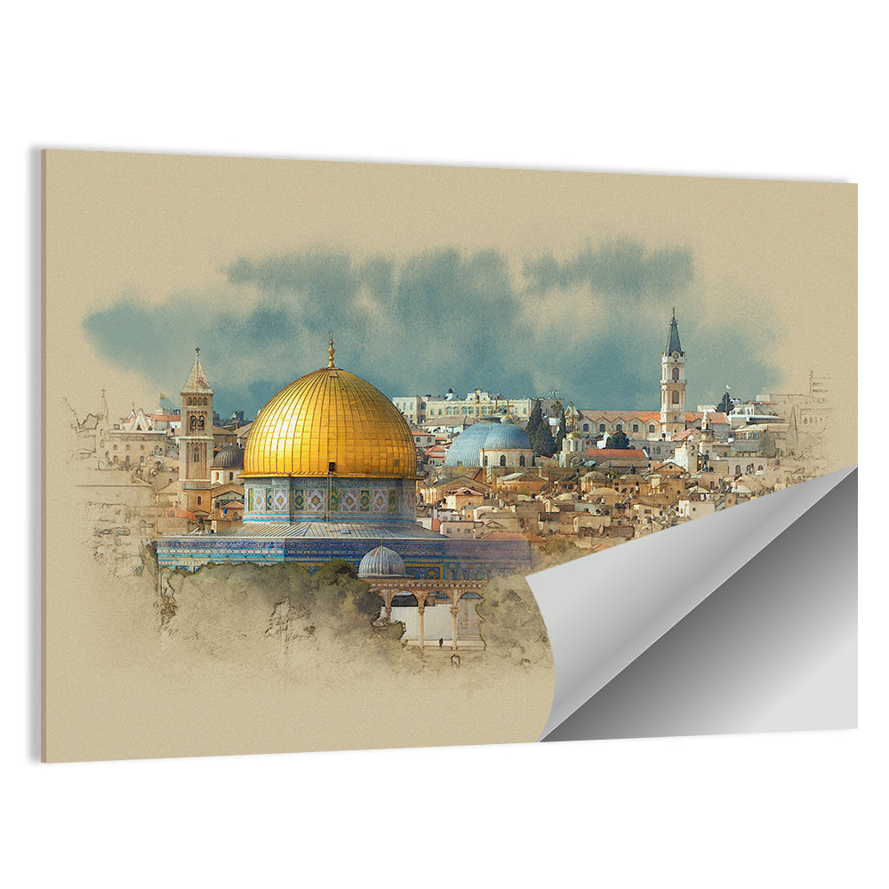 Dome Of The Rock Jerusalem Wall Art
