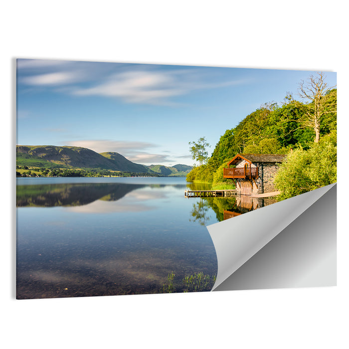 Ullswater Lake Golden Hour Wall Art as a poster print