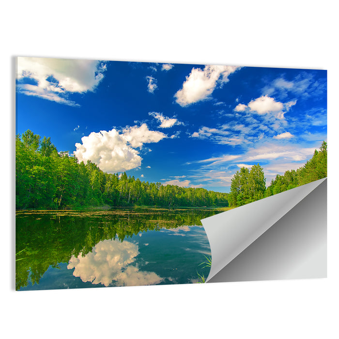 Kurtna Lake Reflection Wall Art as a poster print