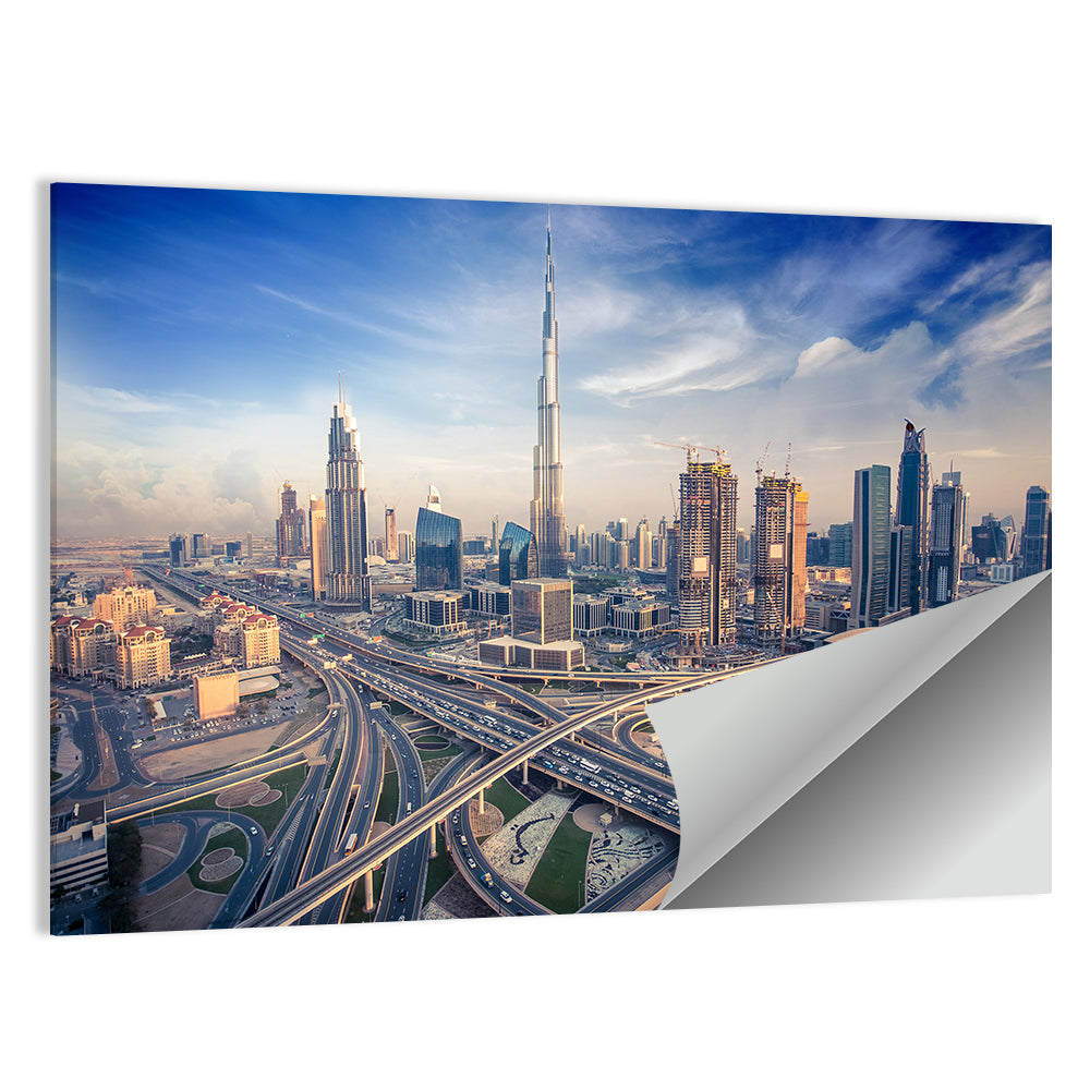 Dubai Skyline Wall Art