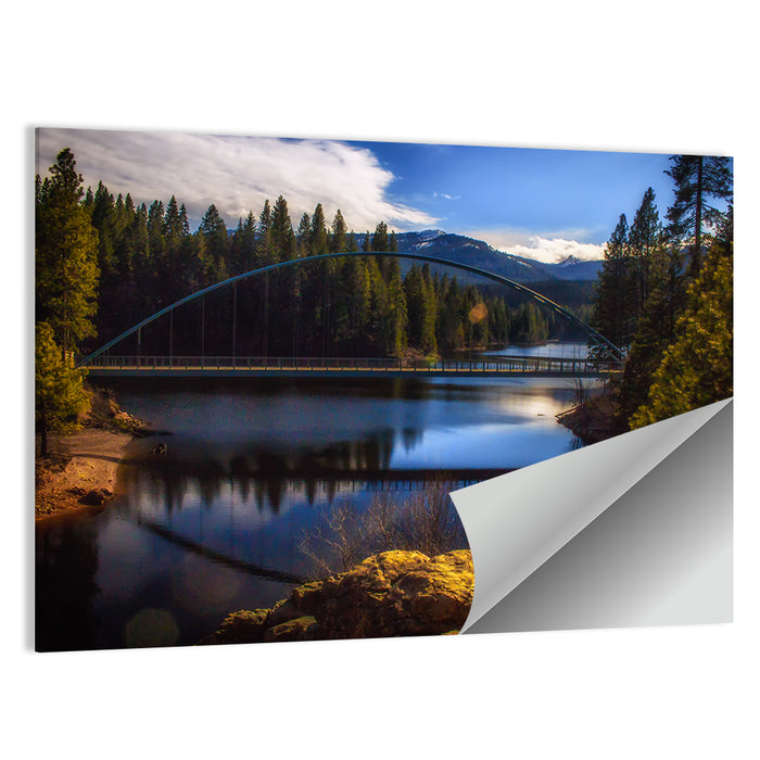 Wagon Creek Bridge Wall Art as a poster print