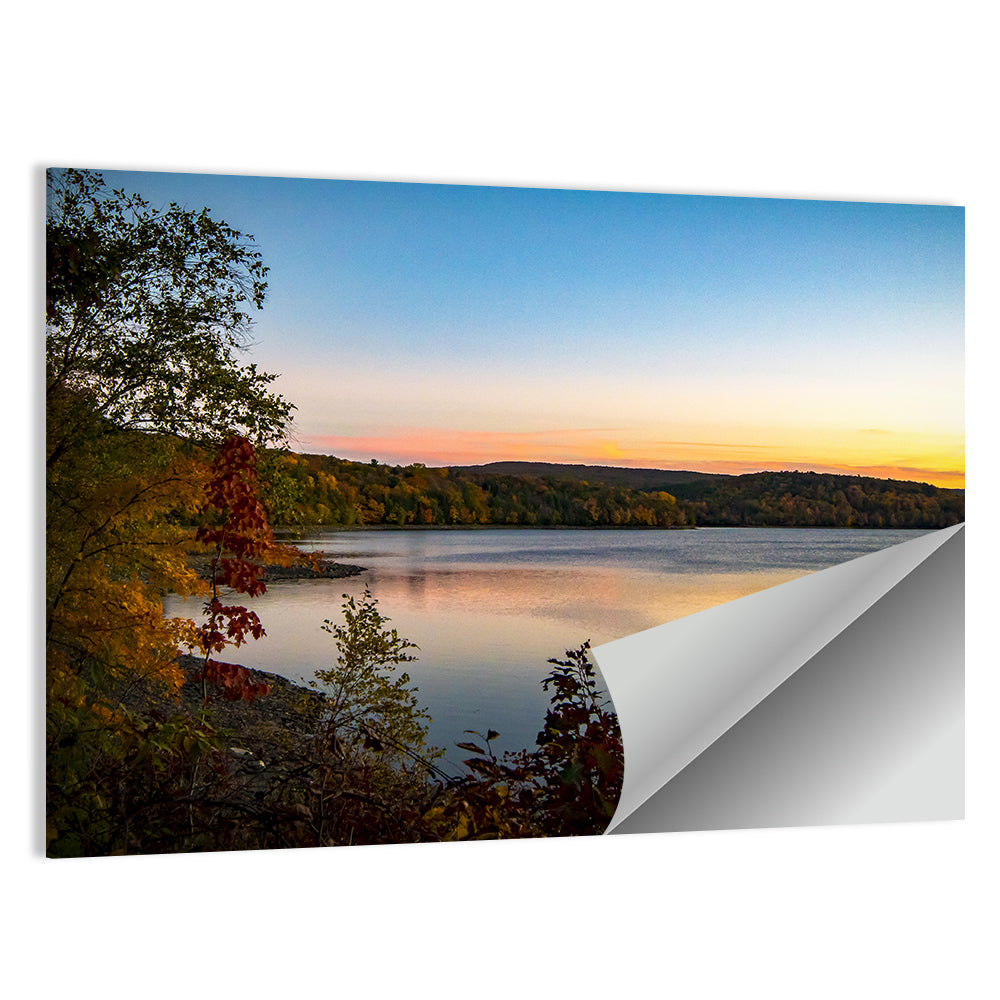 Lake Scranton Sunset Wall Art, poster print, landscape
