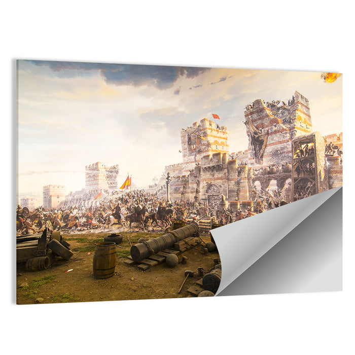 Fall of Constantinople 1453 Wall Art as a poster print