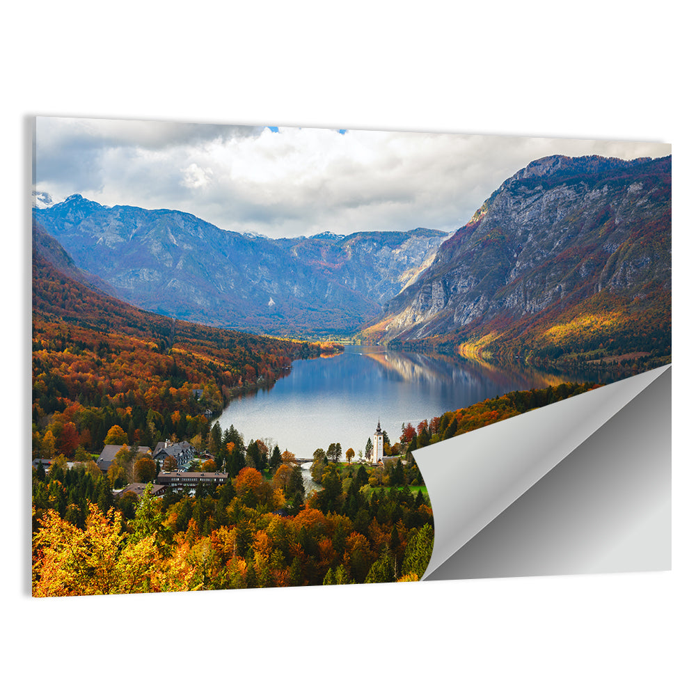 Bohinj Lake In Julian Alps Wall Art