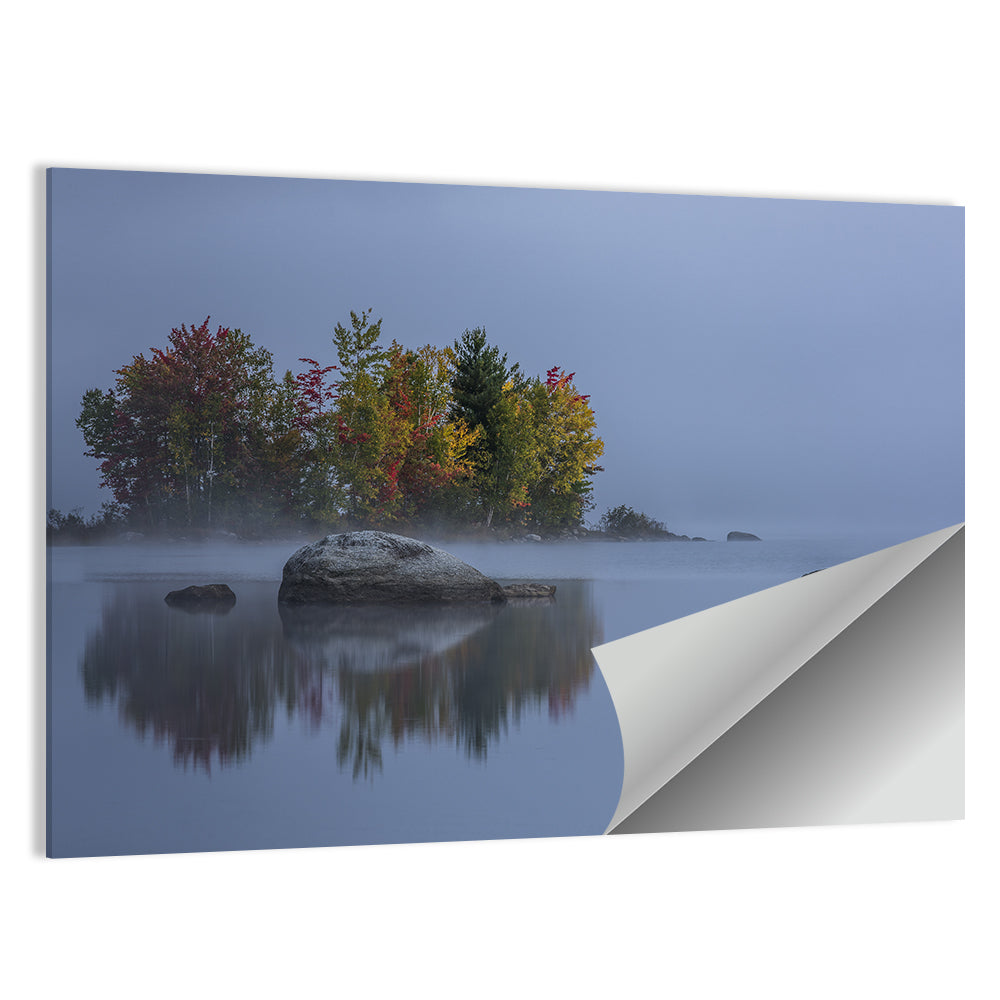 Foggy Chittenden Lake Wall Art