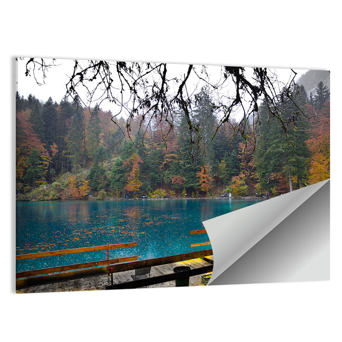 Blausee Crystal Lake Wall Art as a poster print