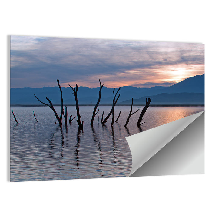 Lake Isabella Sunrise Reflection Wall Art as a poster print
